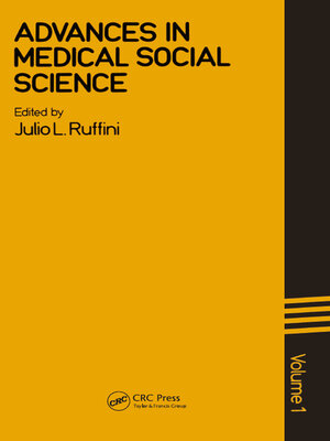 cover image of Advances In Medical Social Sciences